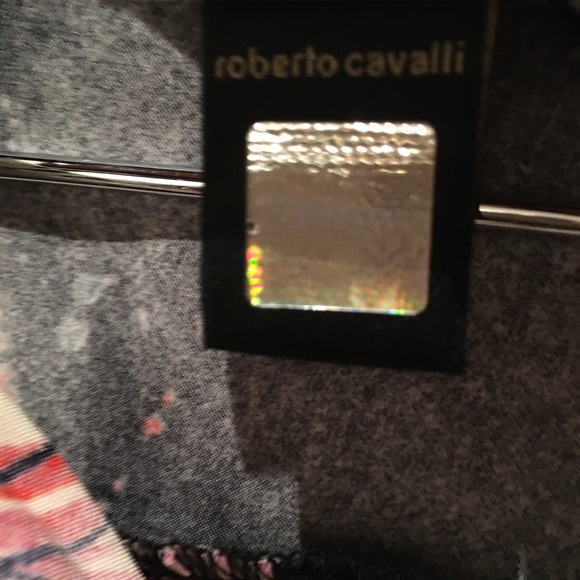 Just Cavalli Floral Silk Blouse - Picture 10 of 10